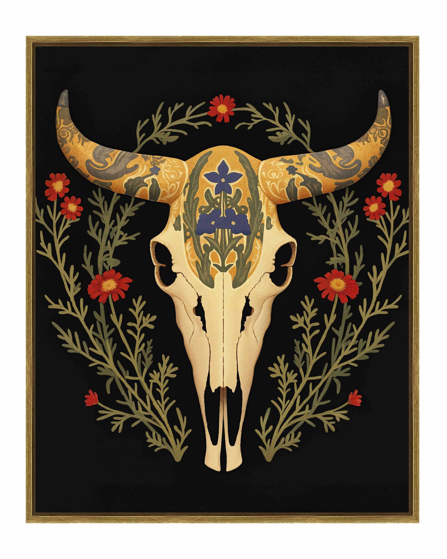 Texan Totem - Gallery Wrapped Canvas