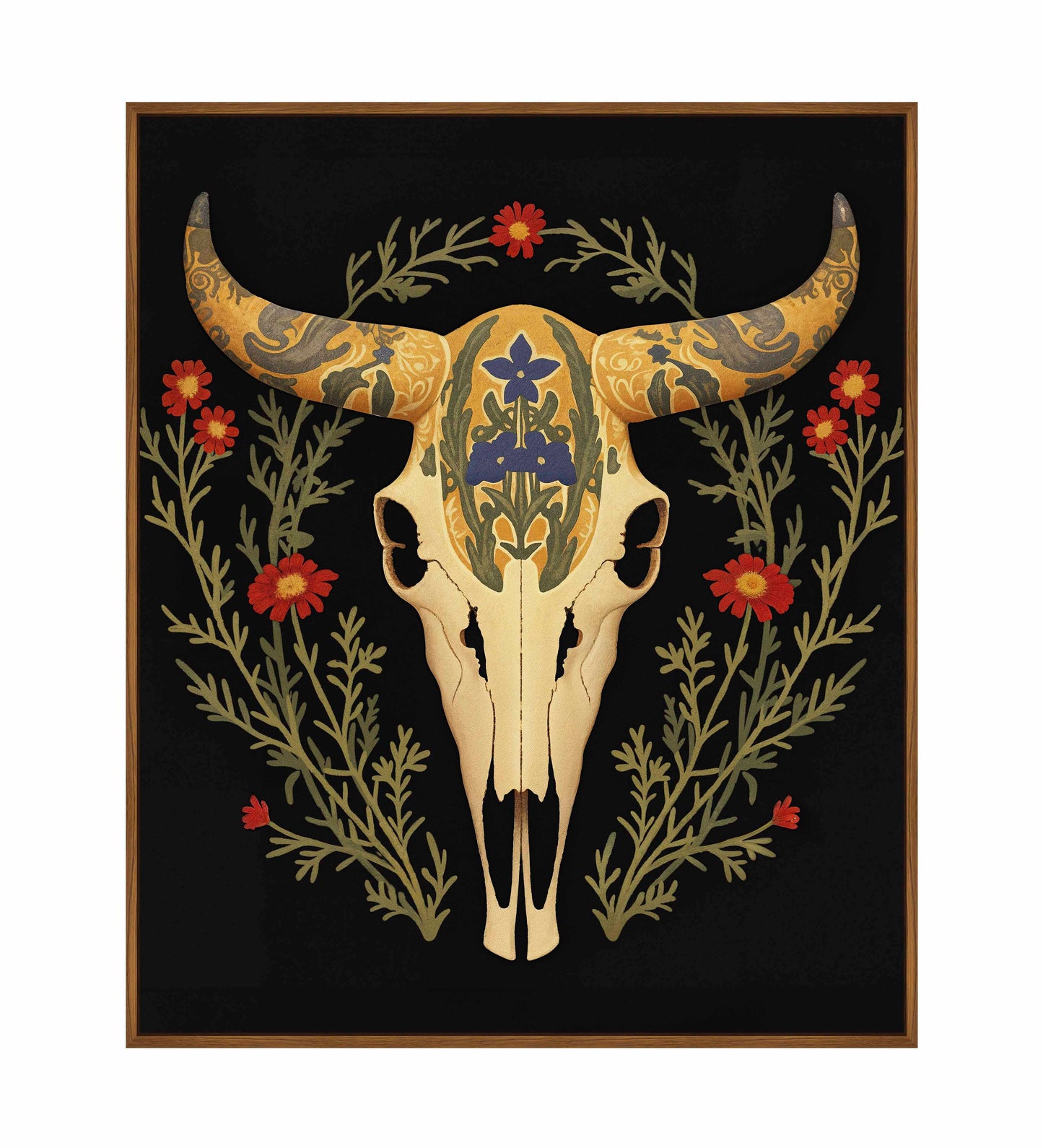 Texan Totem - Gallery Wrapped Canvas