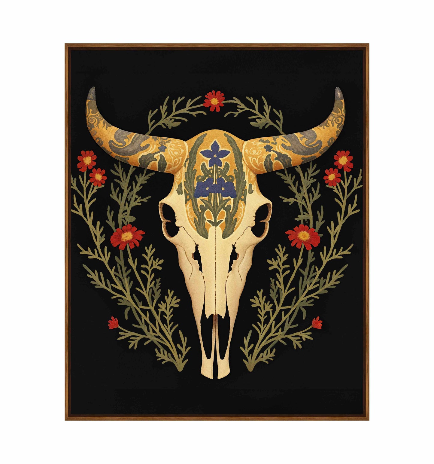 Texan Totem - Gallery Wrapped Canvas