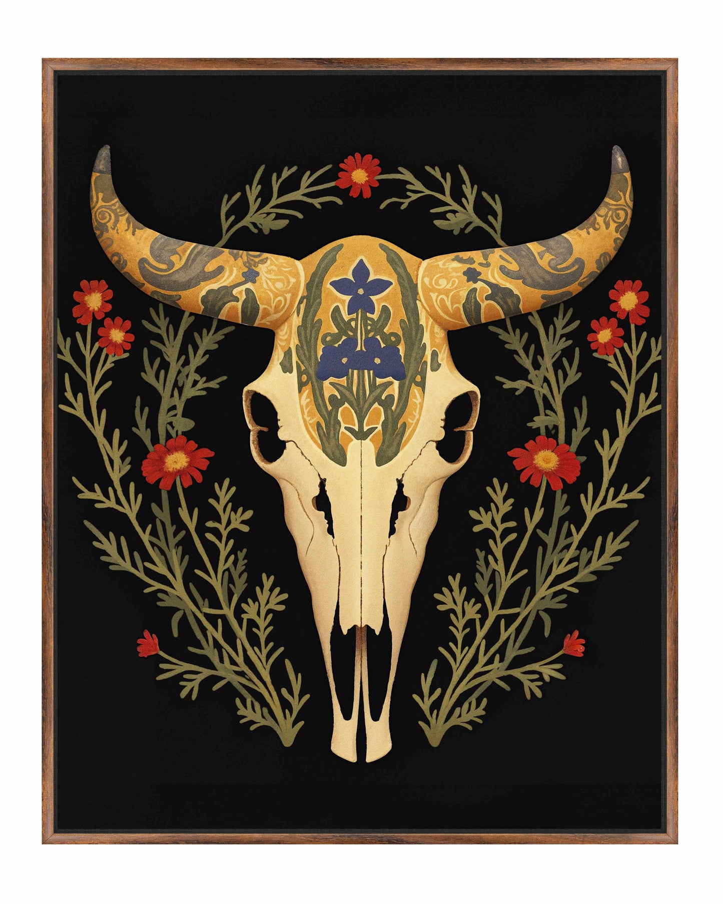 Texan Totem - Gallery Wrapped Canvas