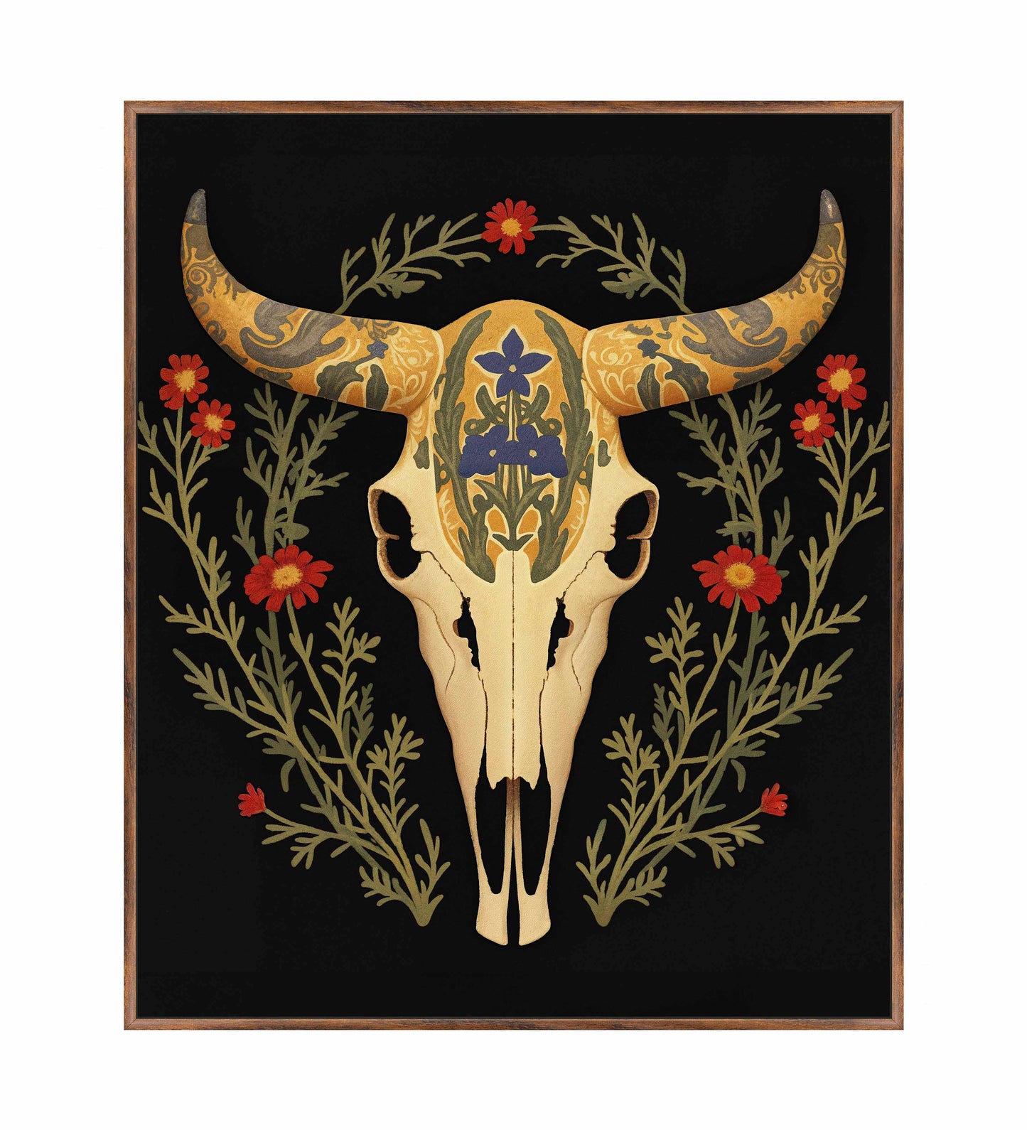 Texan Totem - Gallery Wrapped Canvas