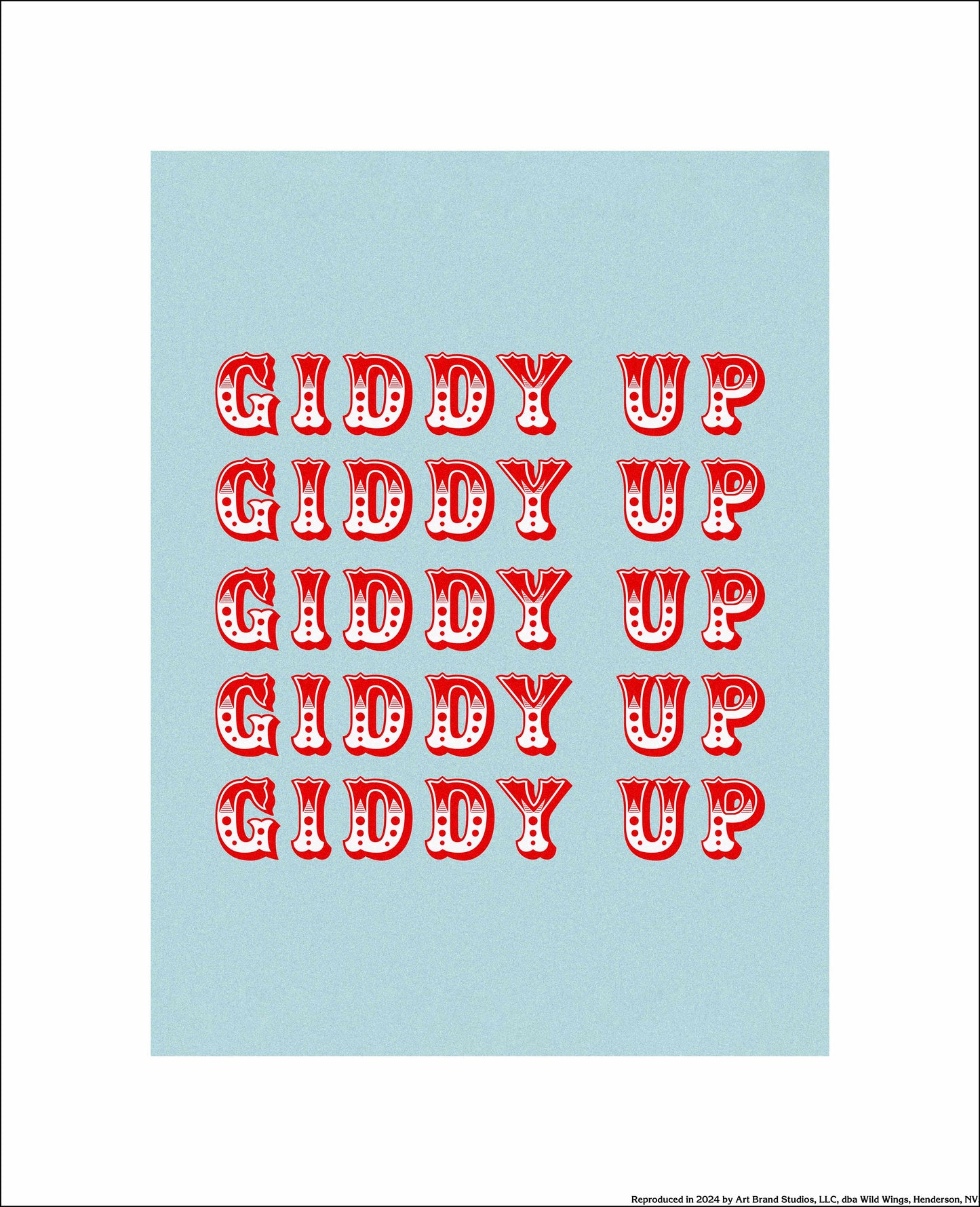 Giddy Up - Art Prints