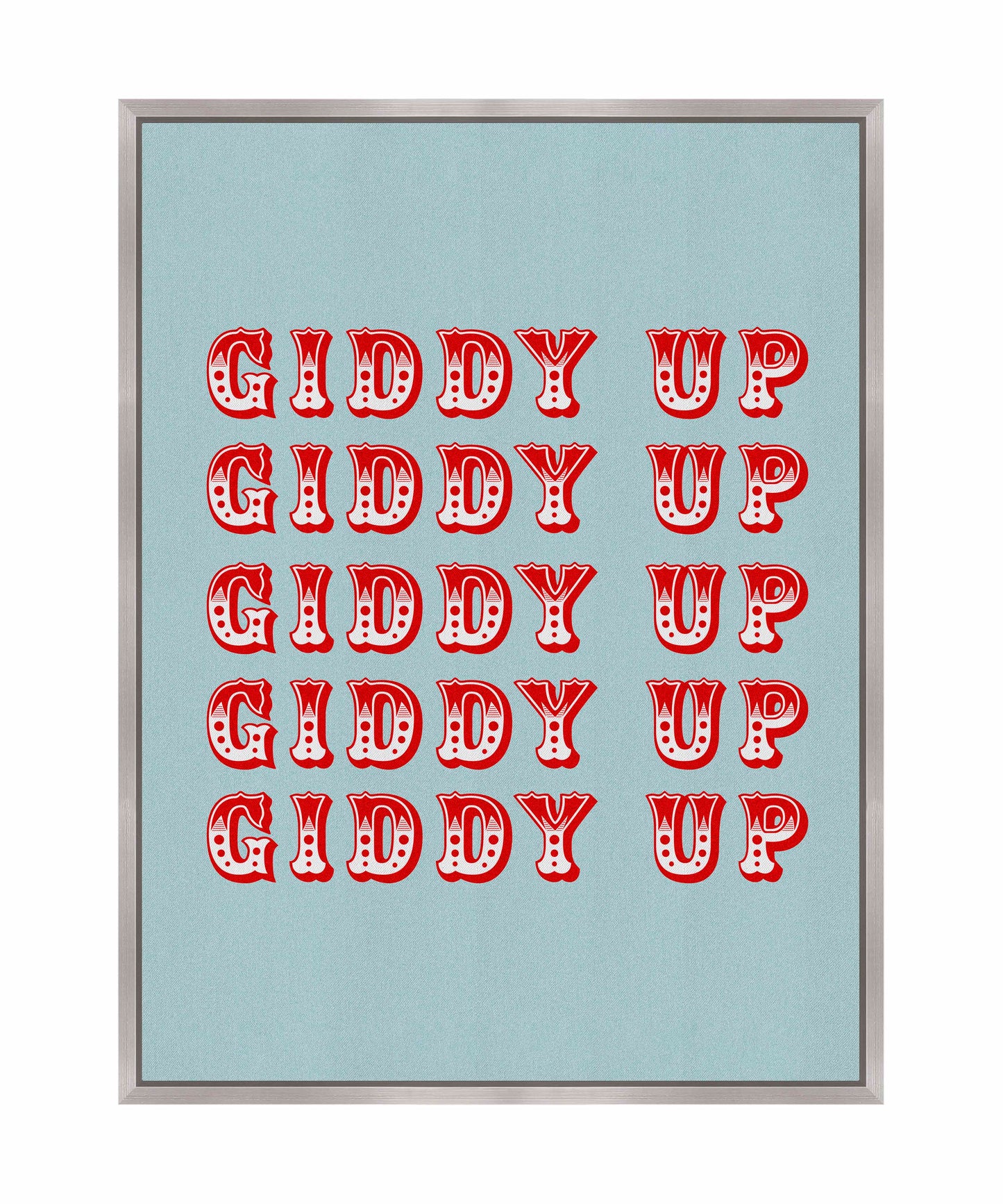 Giddy Up - Gallery Wrapped Canvas