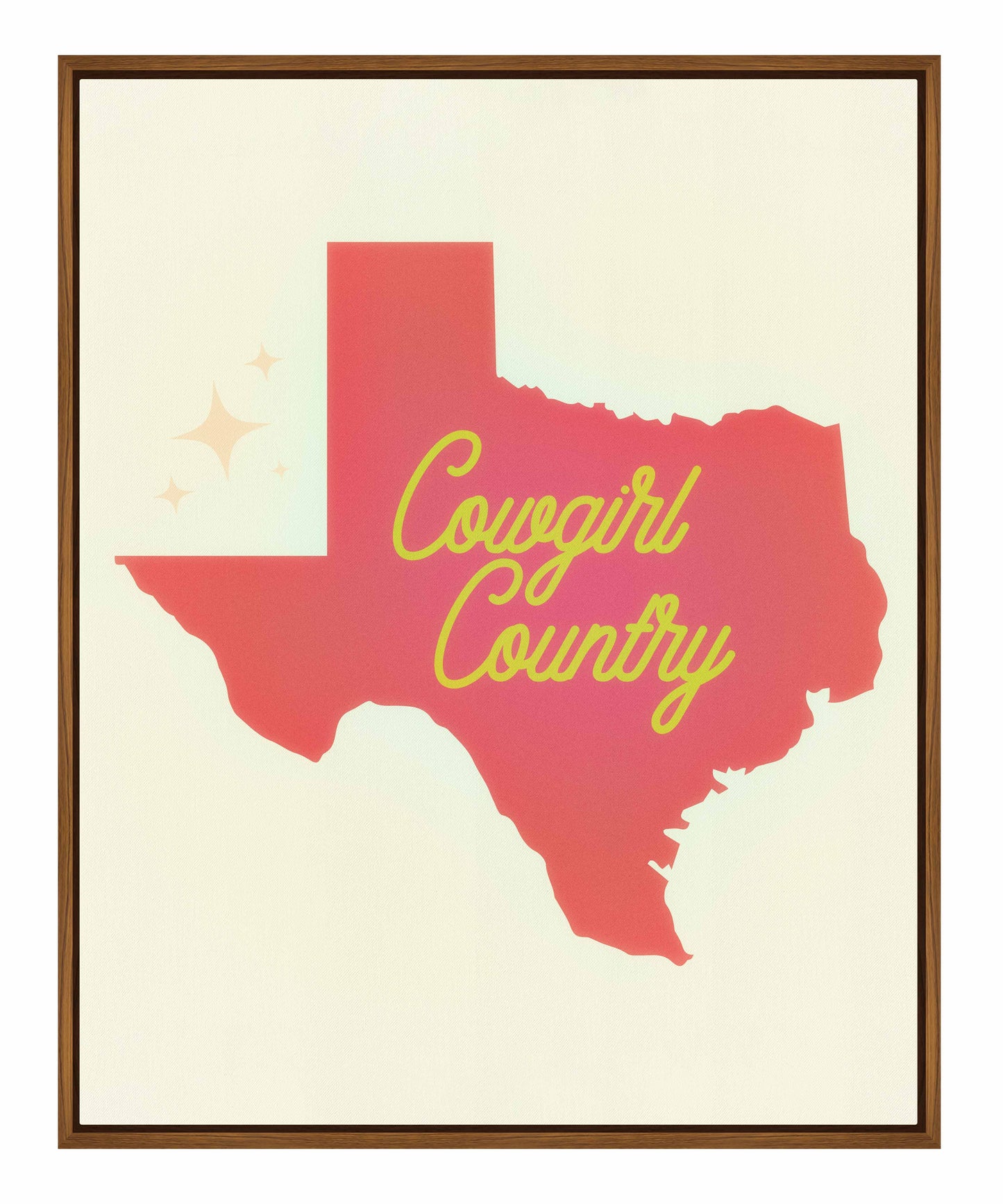 Cowgirl Country Pink - Gallery Wrapped Canvas