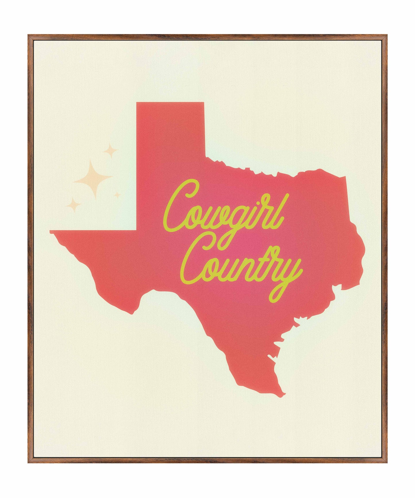 Cowgirl Country Pink - Gallery Wrapped Canvas