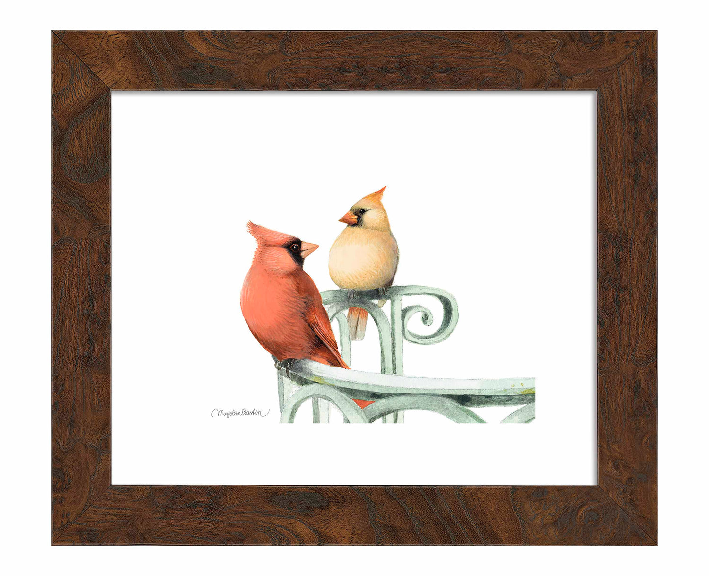 Cardinal Couple - Art Prints