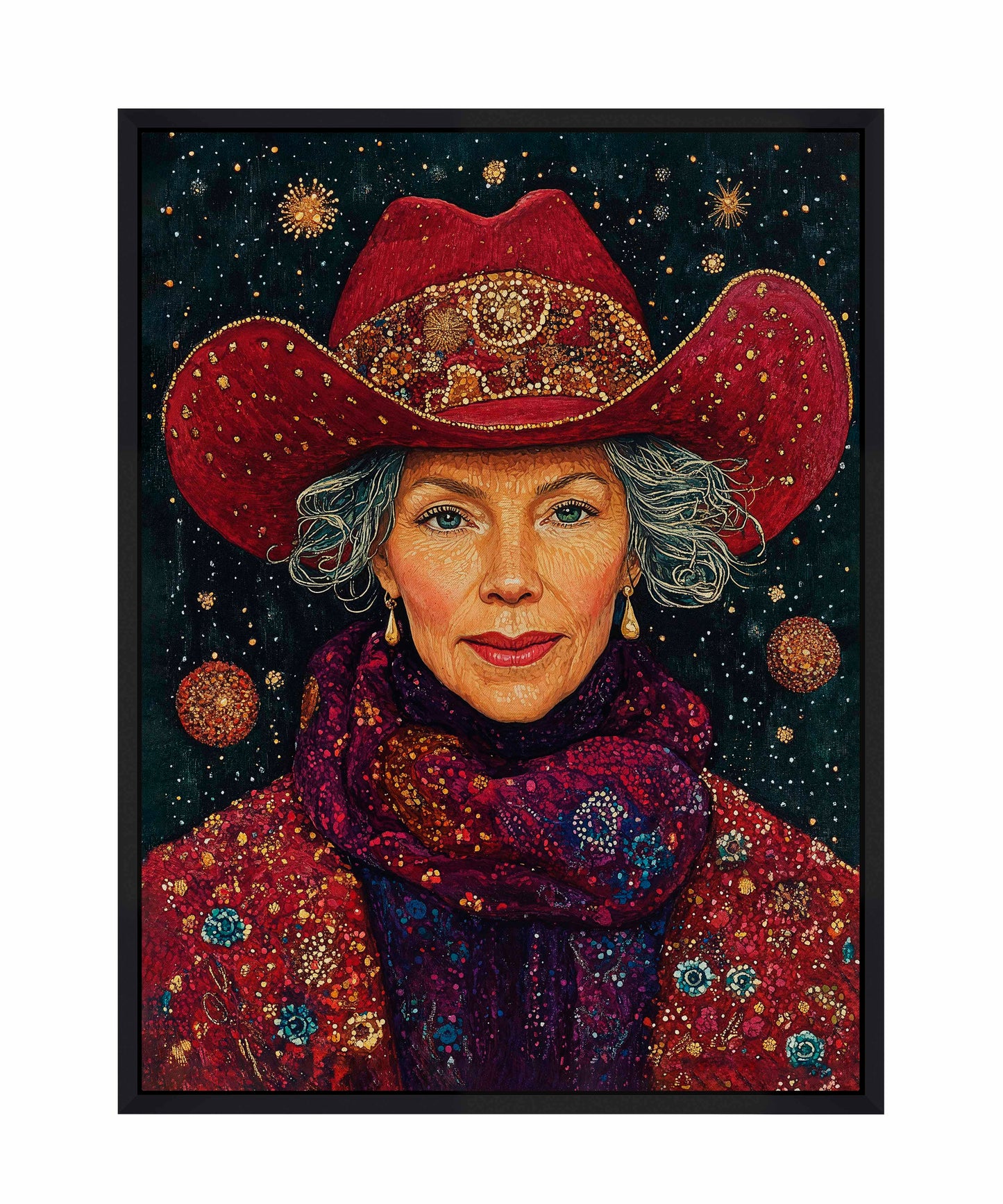 Portrait of Mrs. Claus - Gallery Wrapped Canvas