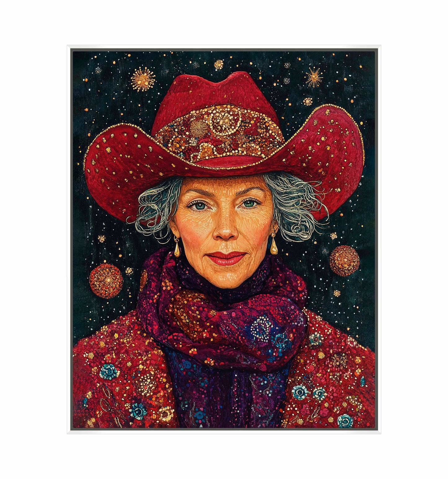 Portrait of Mrs. Claus - Gallery Wrapped Canvas