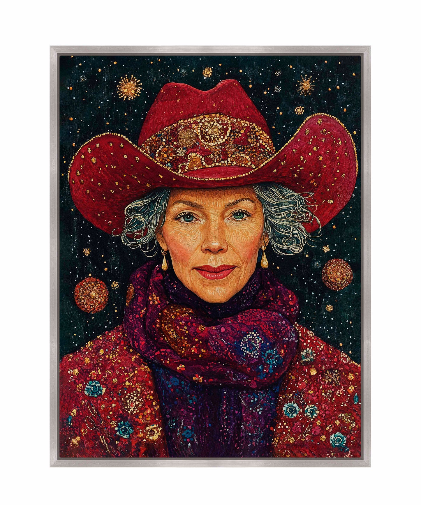 Portrait of Mrs. Claus - Gallery Wrapped Canvas