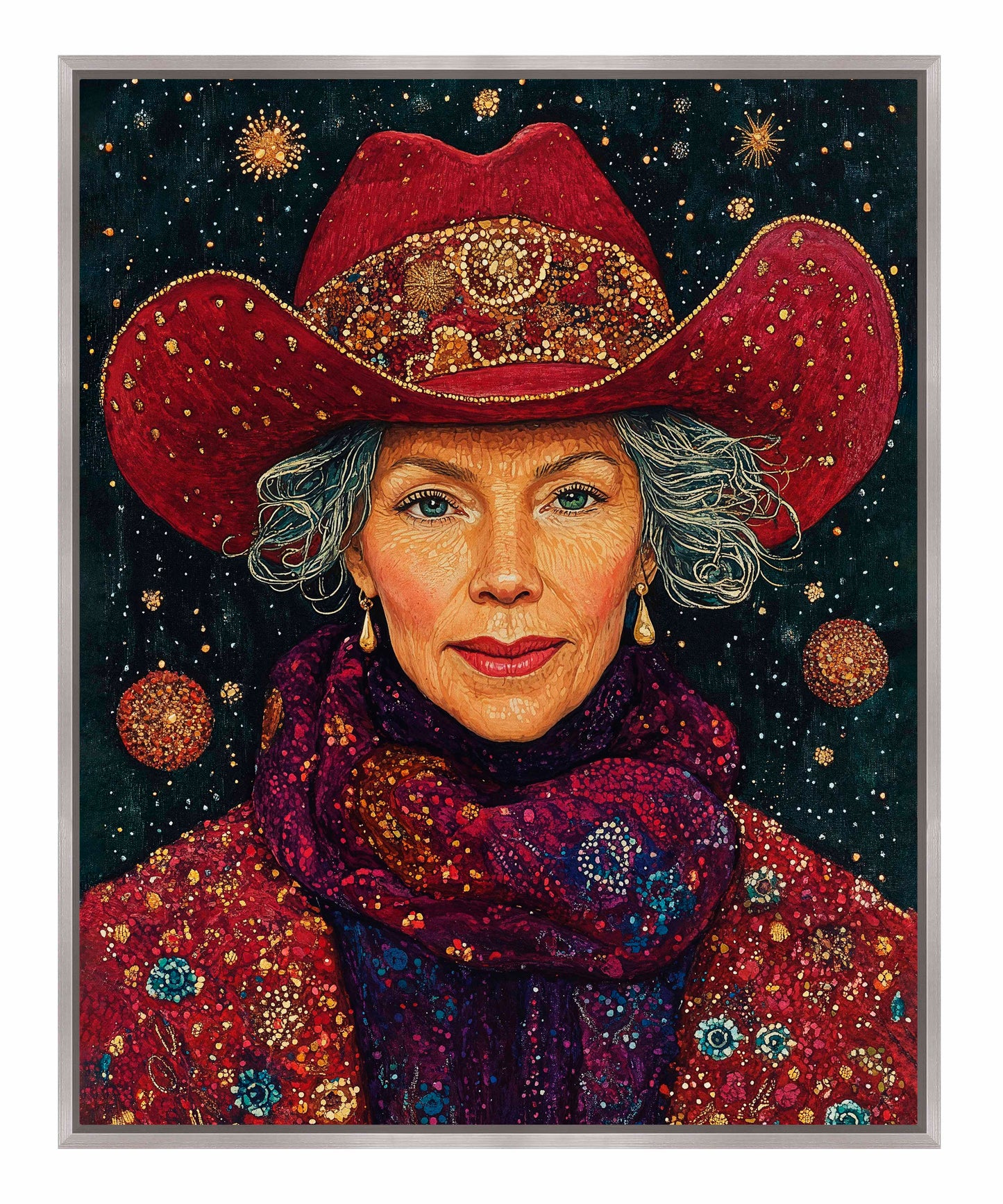Portrait of Mrs. Claus - Gallery Wrapped Canvas
