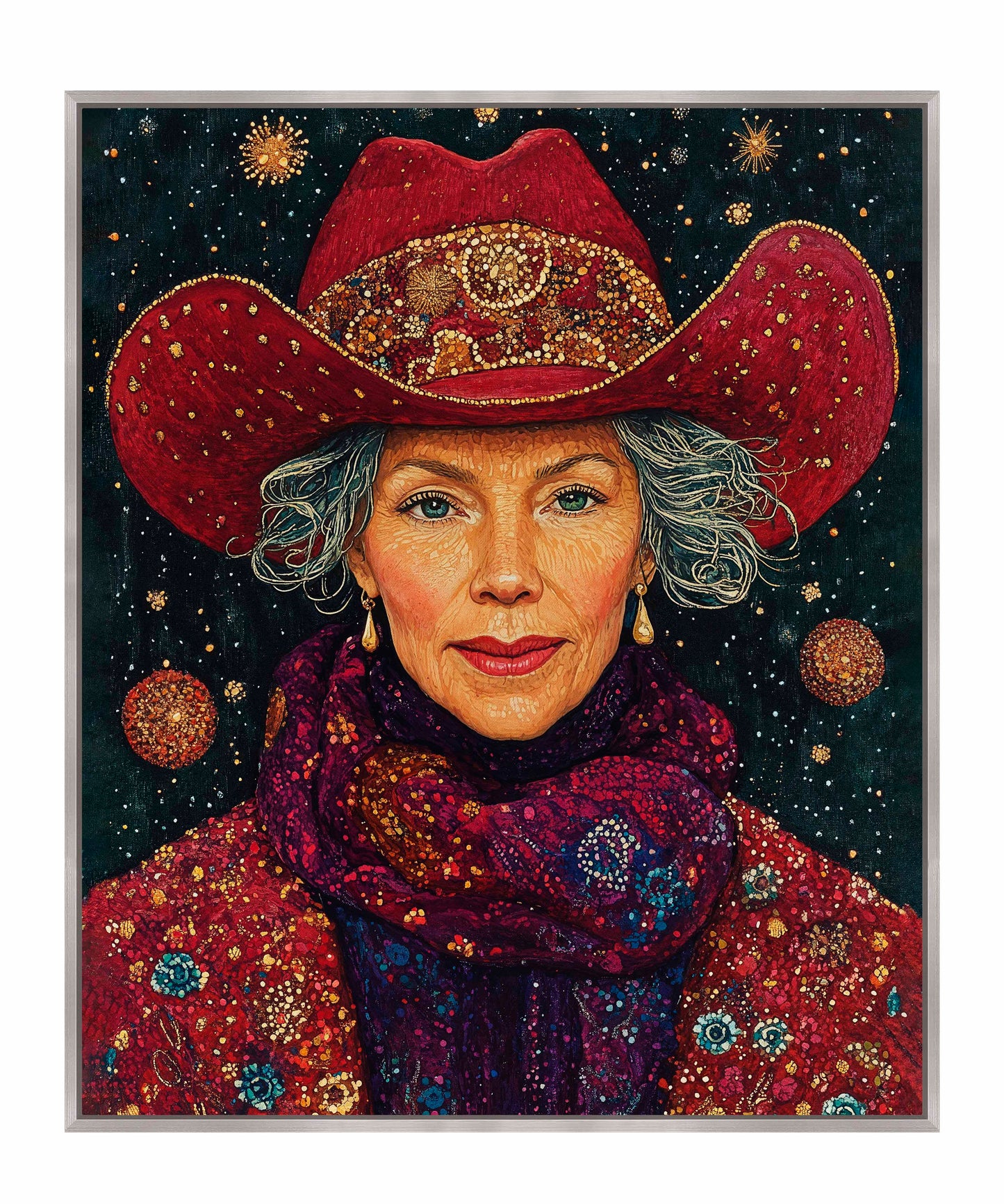Portrait of Mrs. Claus - Gallery Wrapped Canvas