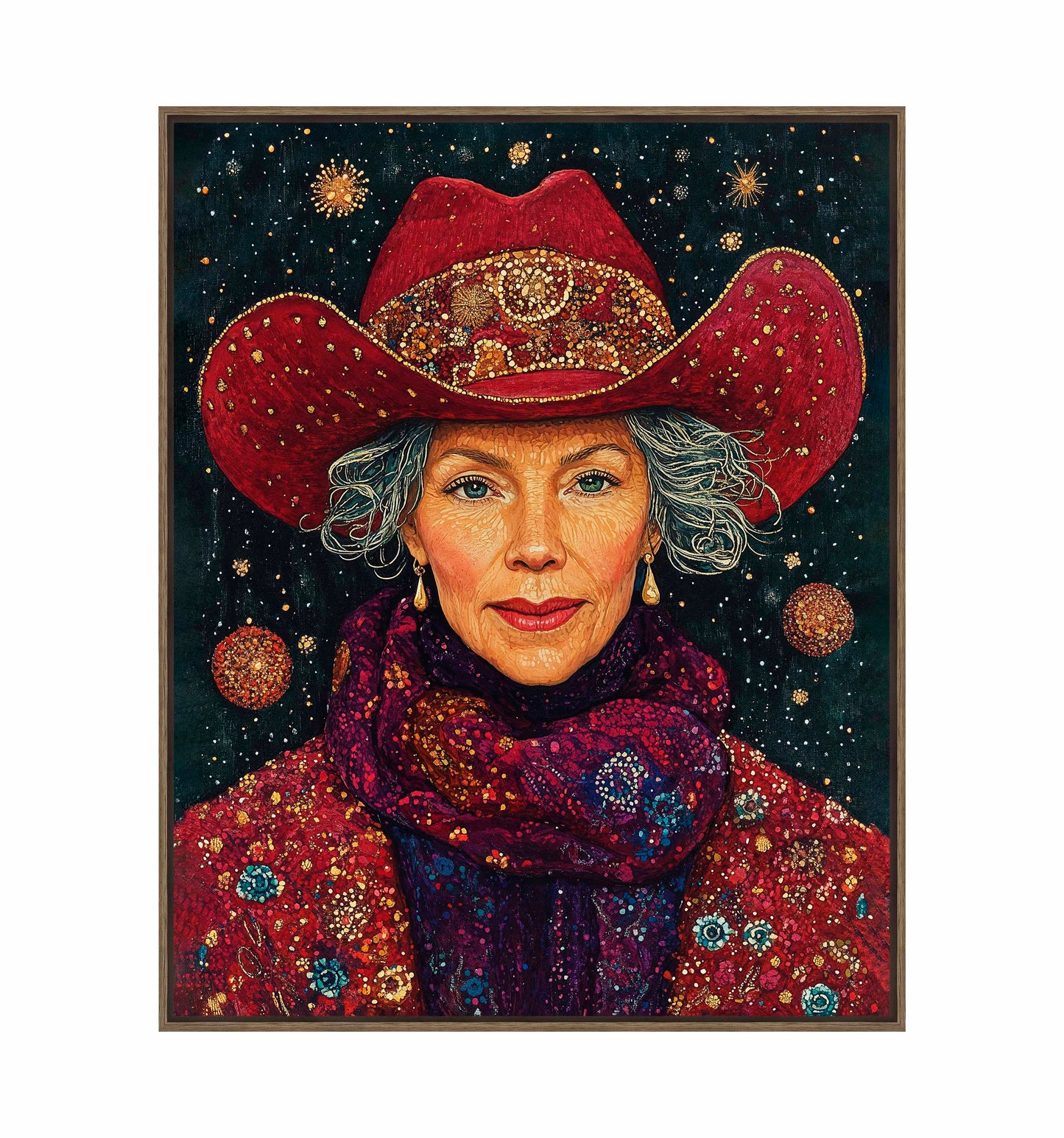 Portrait of Mrs. Claus - Gallery Wrapped Canvas
