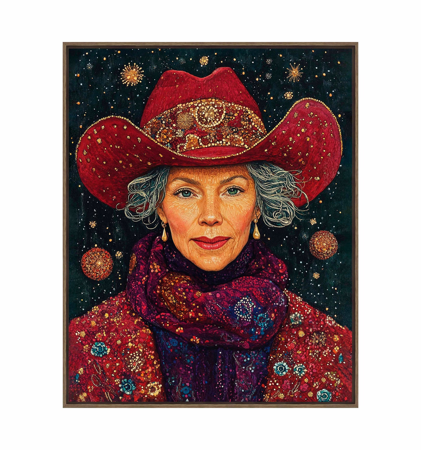 Portrait of Mrs. Claus - Gallery Wrapped Canvas