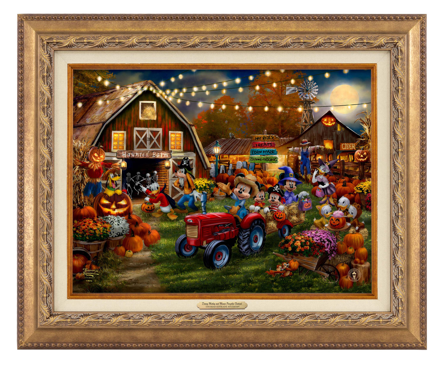Disney Mickey and Minnie Pumpkin Festival - Canvas Classics