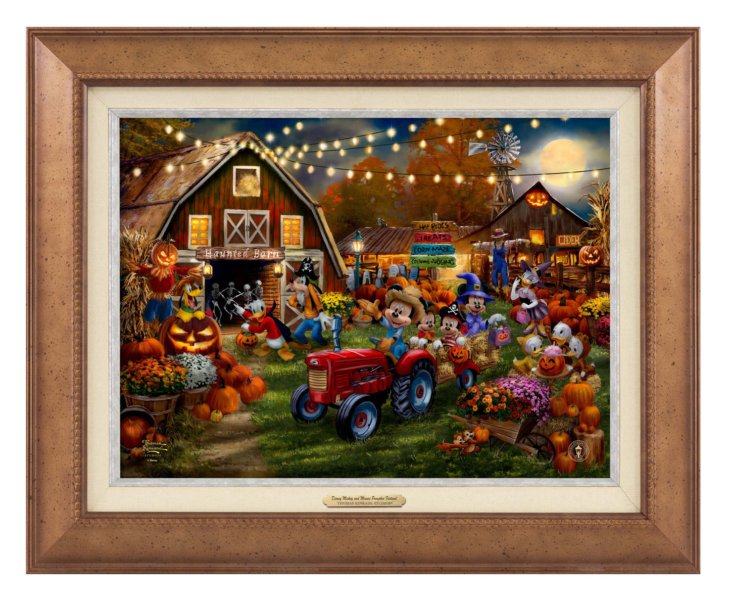 Disney Mickey and Minnie Pumpkin Festival - Canvas Classics