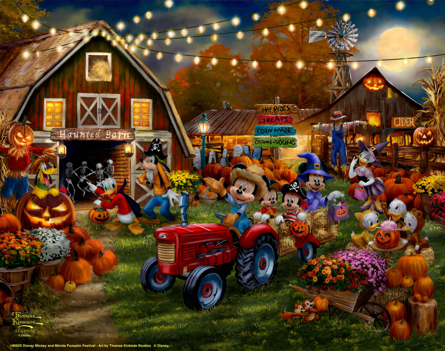 Disney Mickey and Minnie Pumpkin Festival - Art Prints