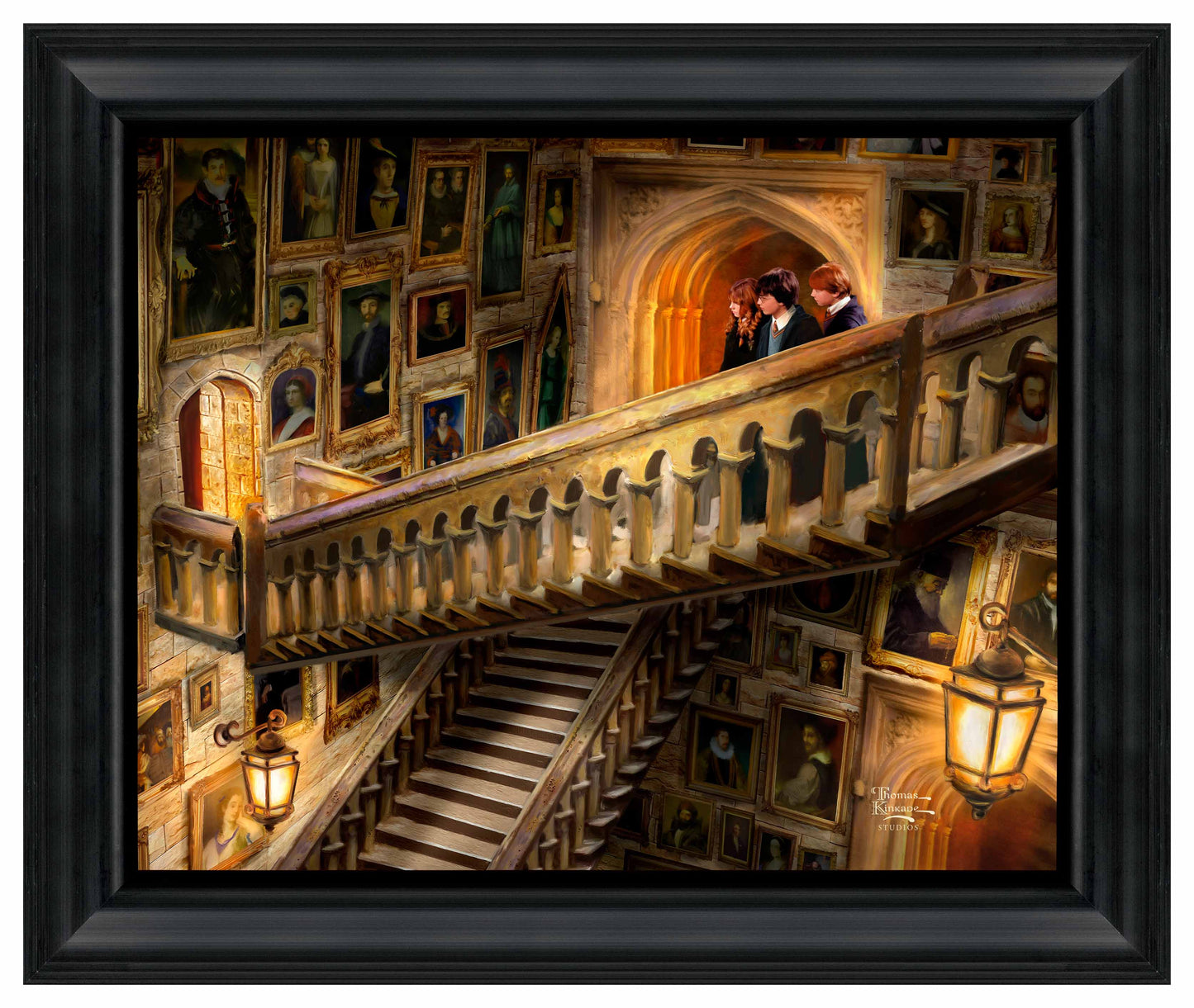 Harry Potter™ Grand Staircase - 16" x 20" Brushstroke Vignette
