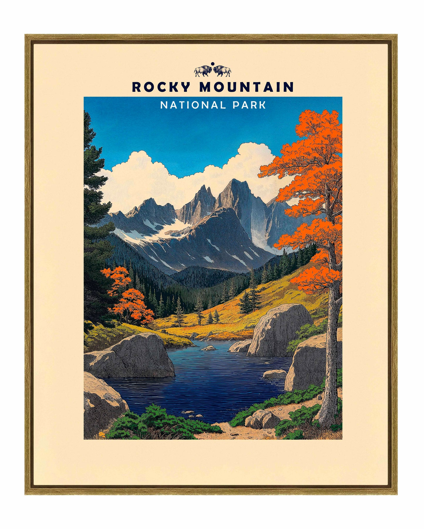 Rocky Mountain - Gallery Wrapped Canvas