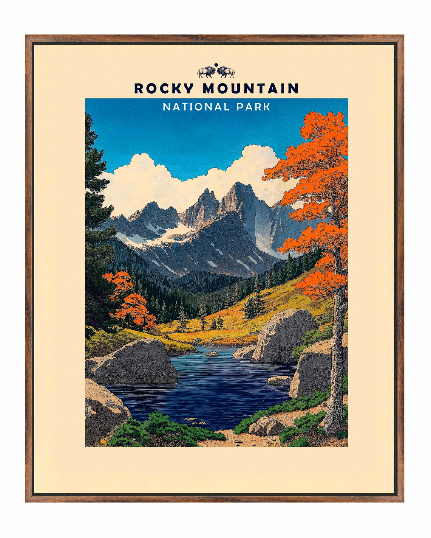 Rocky Mountain - Gallery Wrapped Canvas
