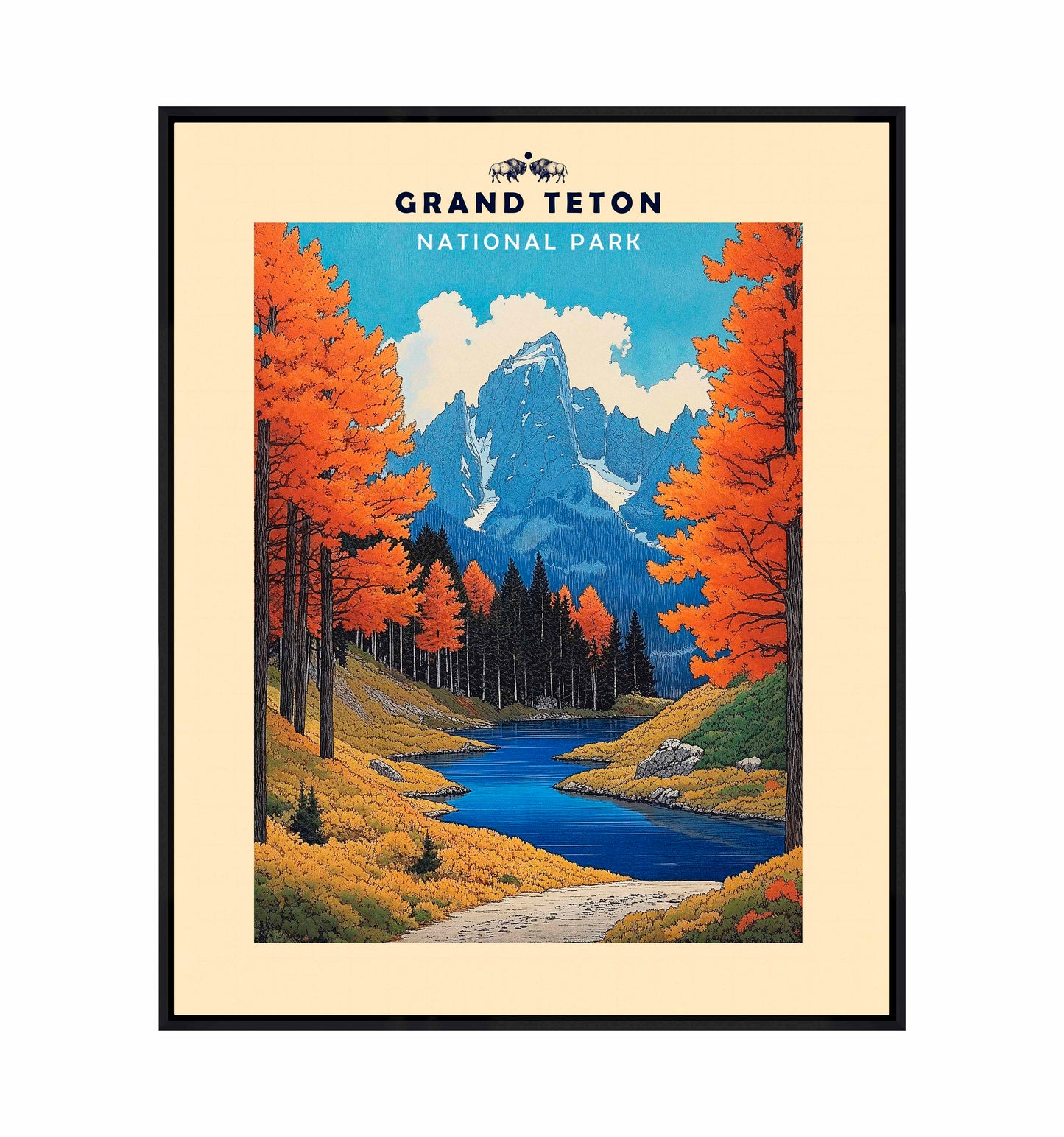 Grand Teton - Gallery Wrapped Canvas