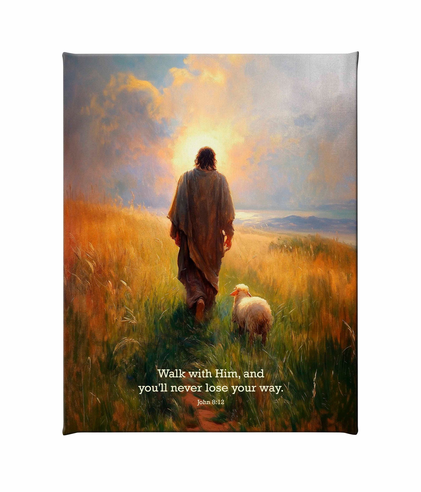 Walk with Him - Gallery Wrapped Canvas