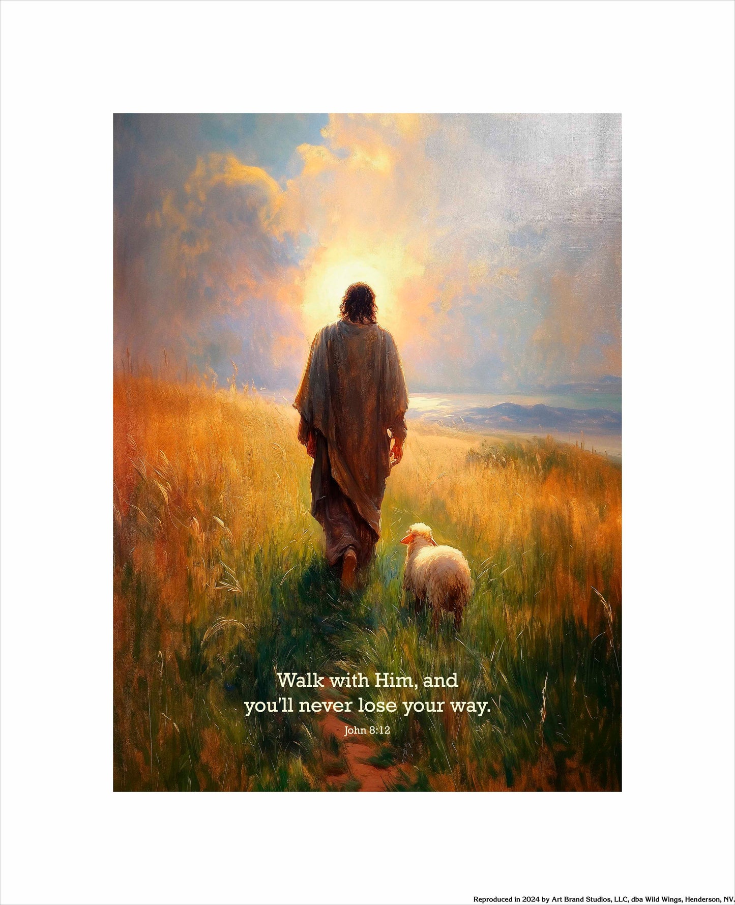 Walk with Him - Art Prints