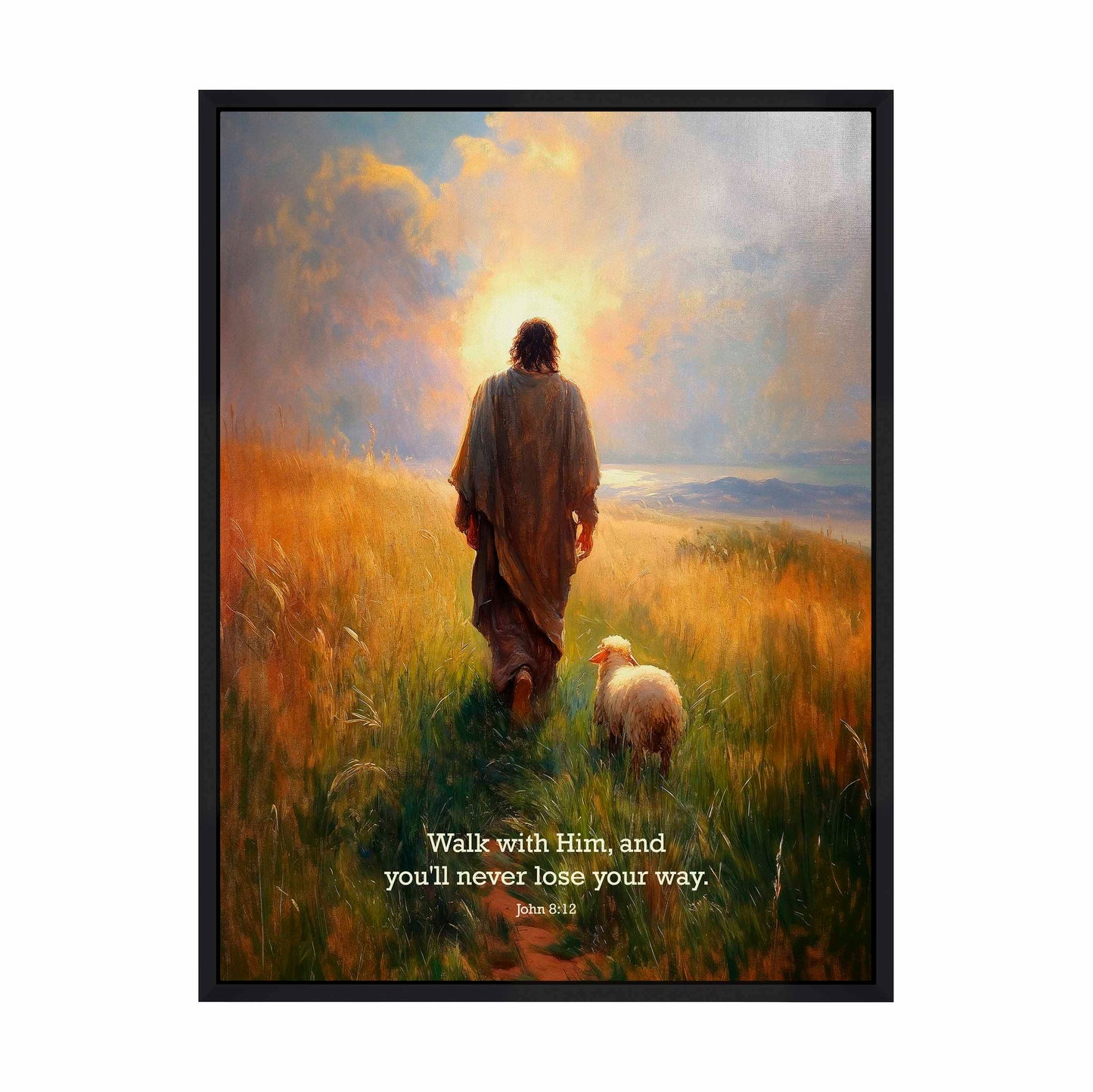 Walk with Him - Gallery Wrapped Canvas