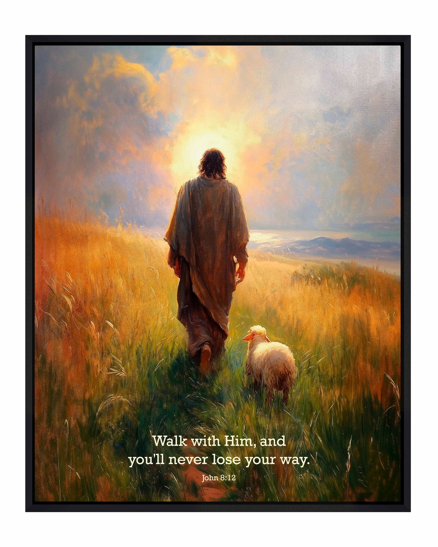 Walk with Him - Gallery Wrapped Canvas