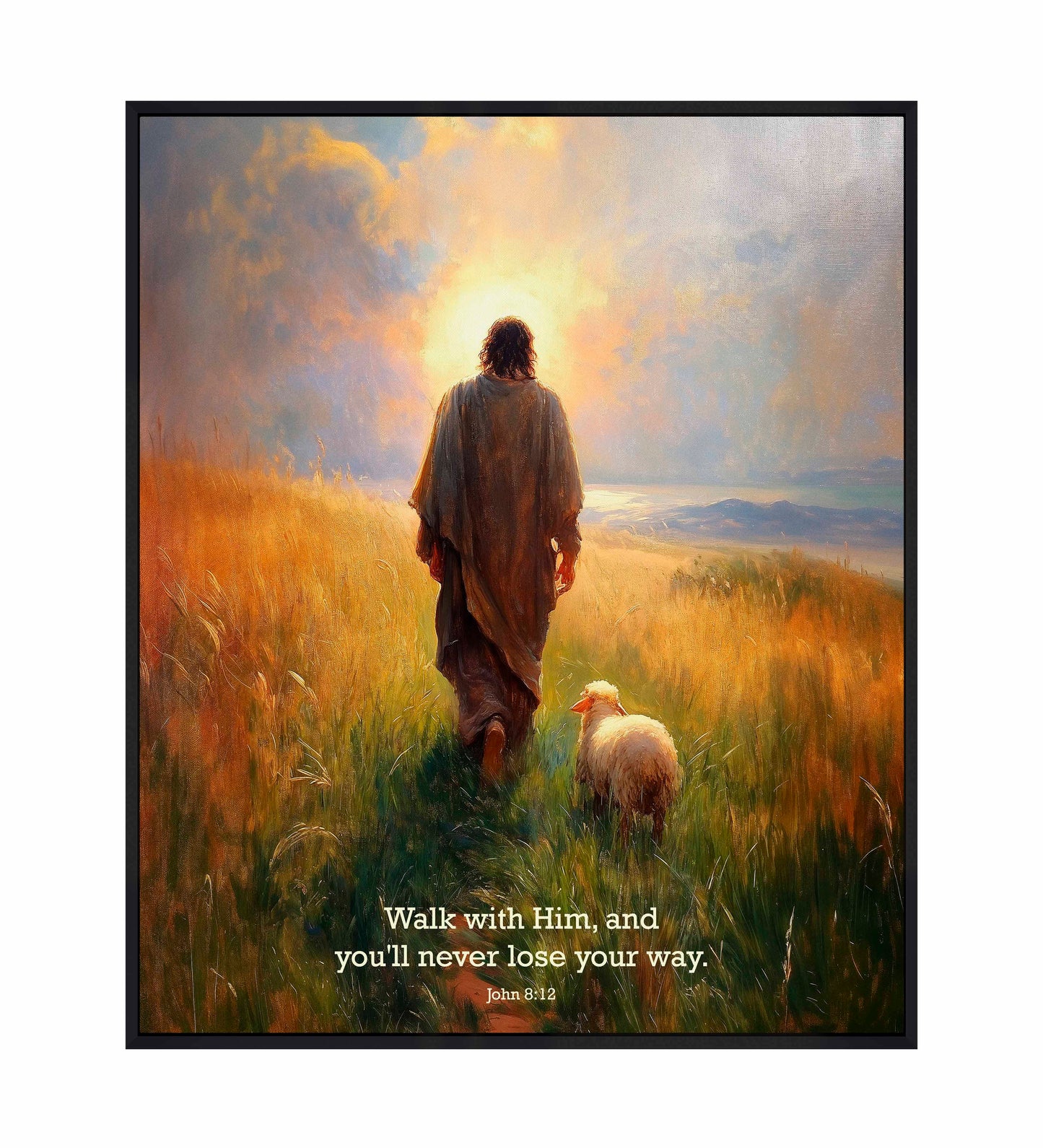 Walk with Him - Gallery Wrapped Canvas