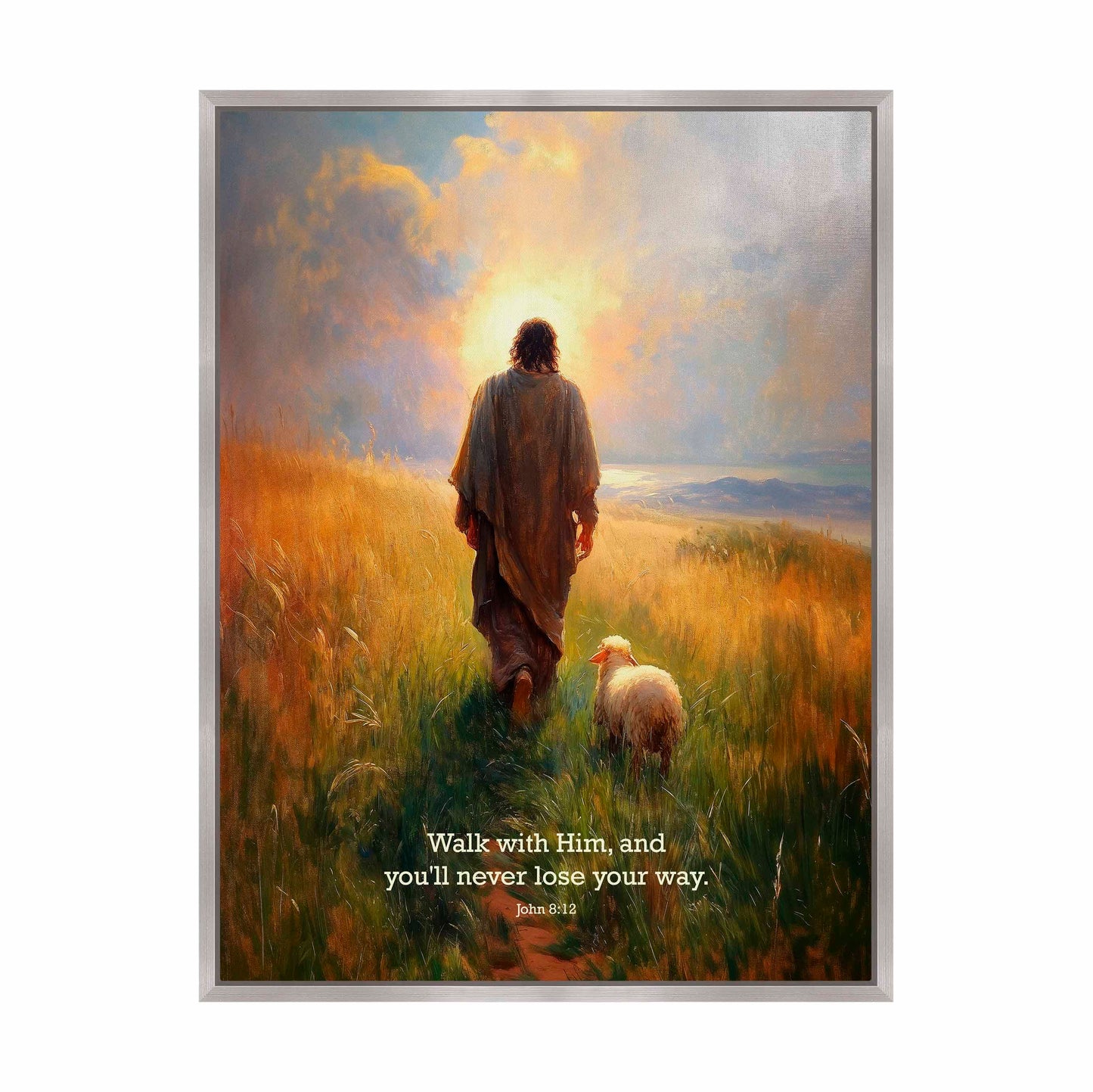 Walk with Him - Gallery Wrapped Canvas