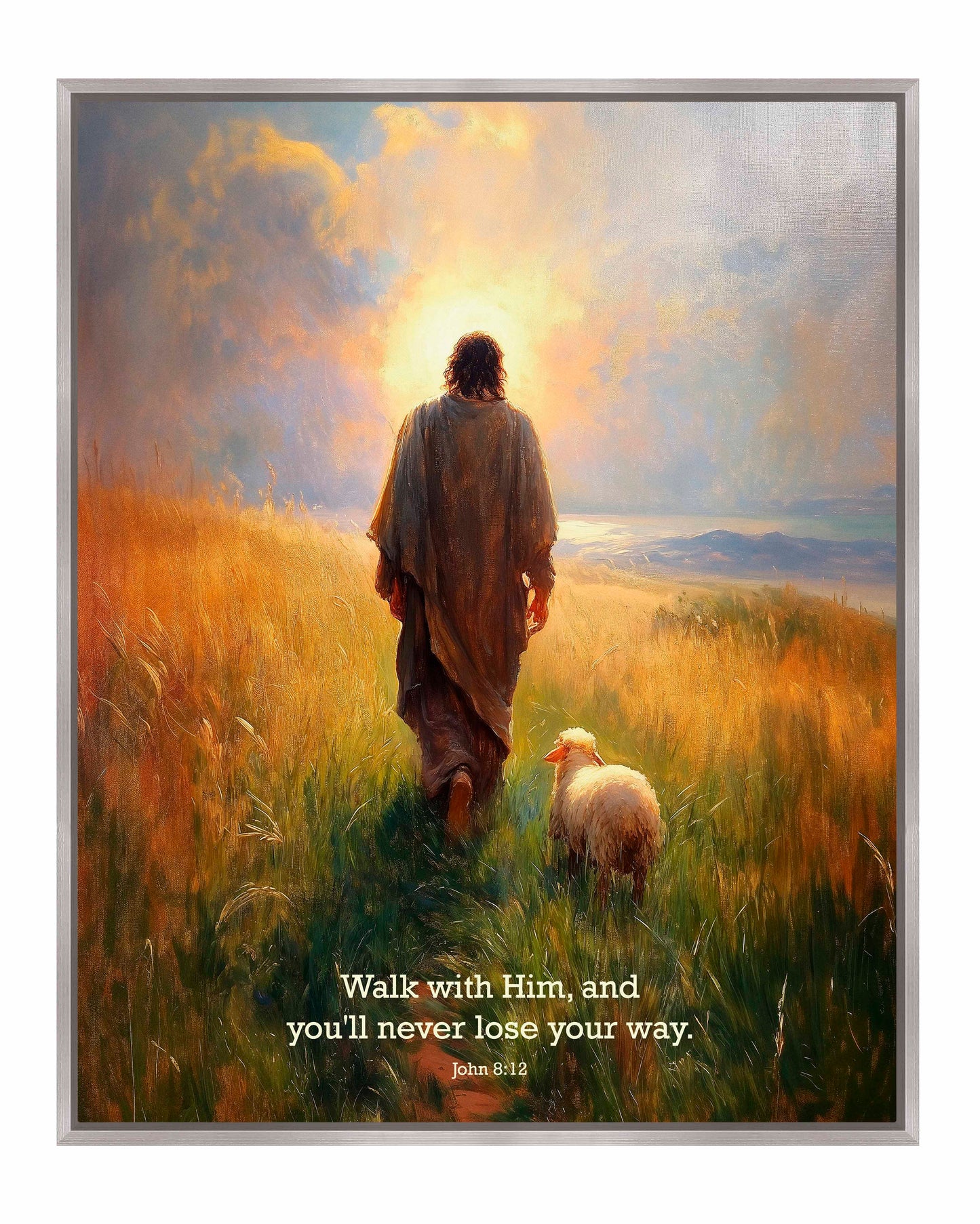 Walk with Him - Gallery Wrapped Canvas