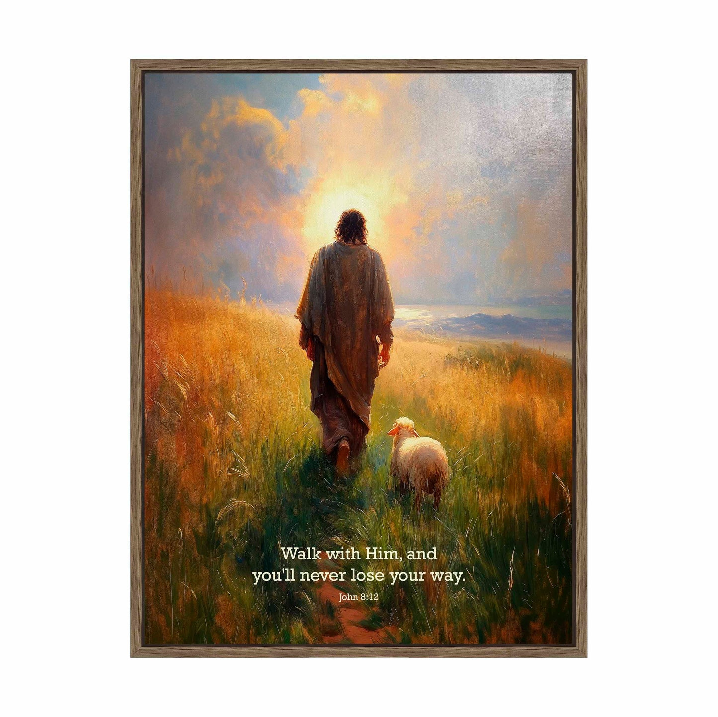 Walk with Him - Gallery Wrapped Canvas