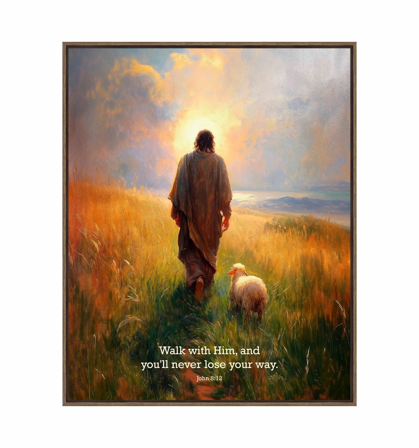 Walk with Him - Gallery Wrapped Canvas