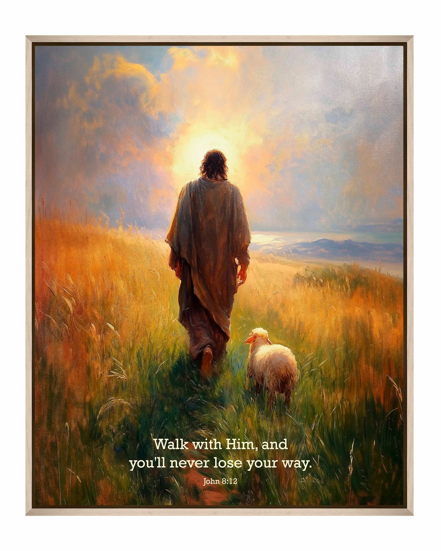 Walk with Him - Gallery Wrapped Canvas