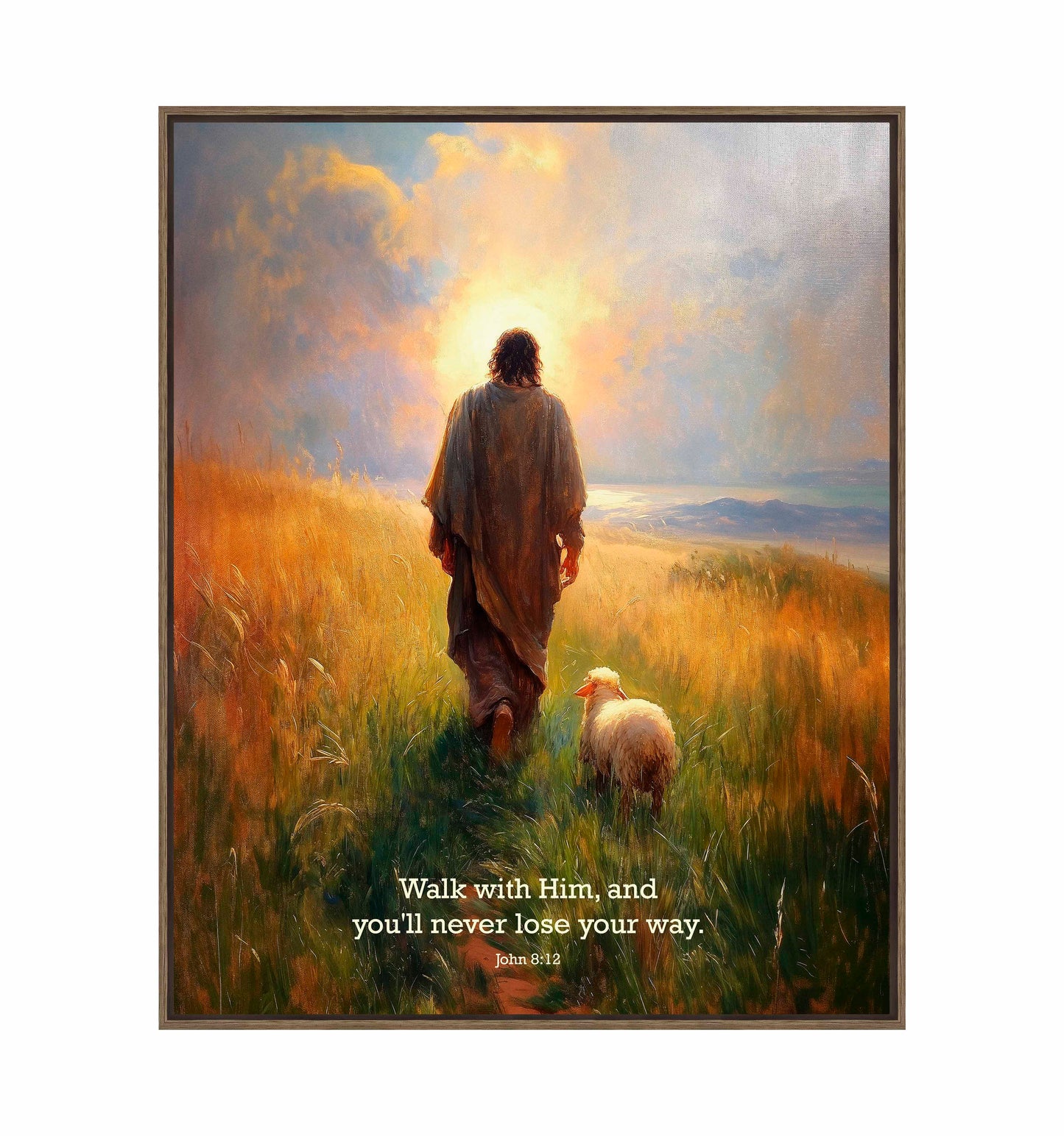 Walk with Him - Gallery Wrapped Canvas