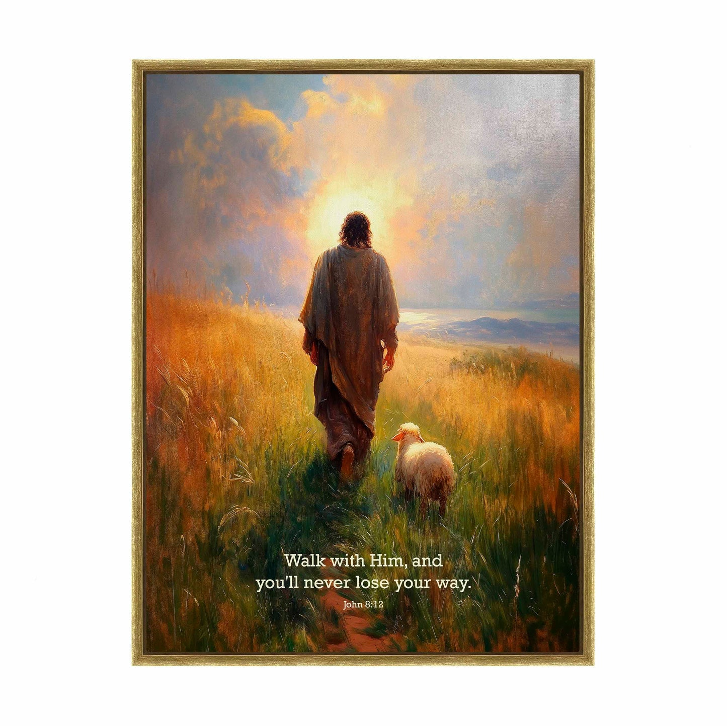 Walk with Him - Gallery Wrapped Canvas
