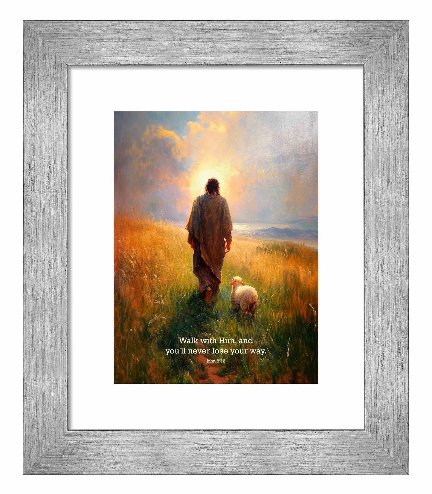 Walk with Him - Art Prints