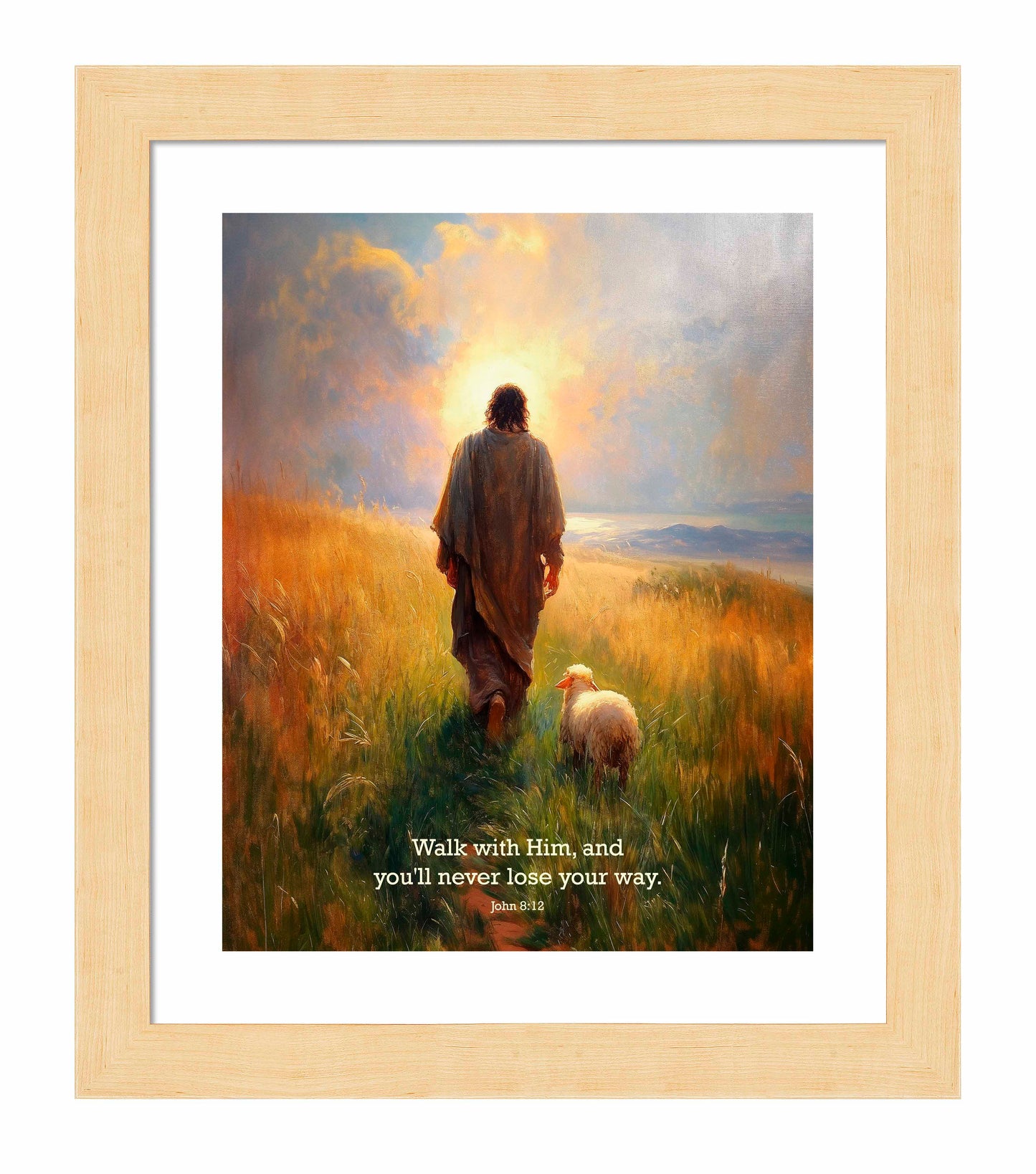 Walk with Him - Art Prints