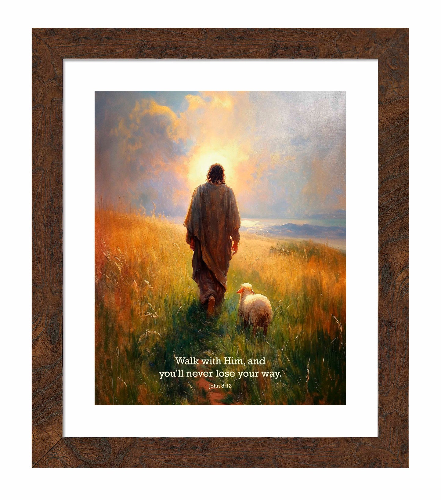 Walk with Him - Art Prints