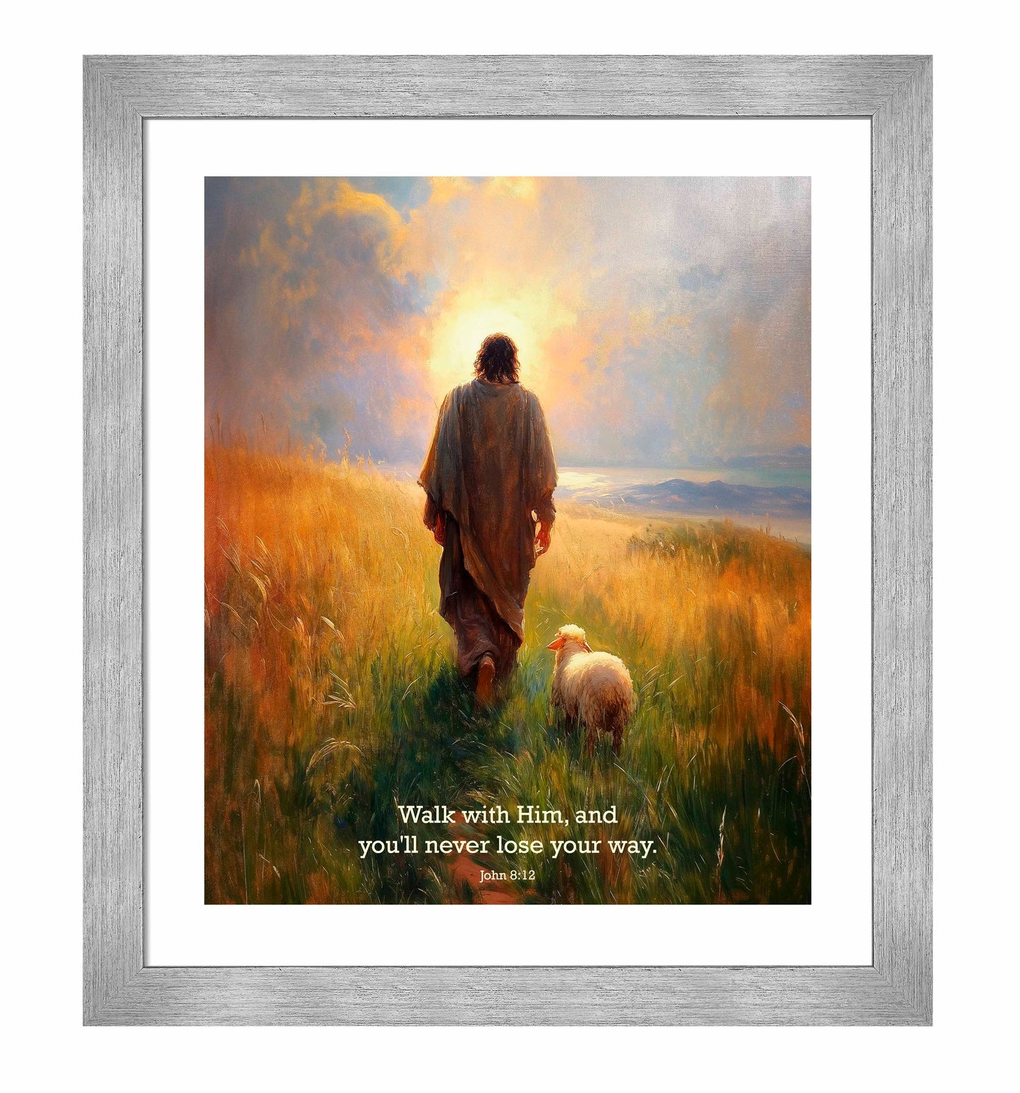 Walk with Him - Art Prints