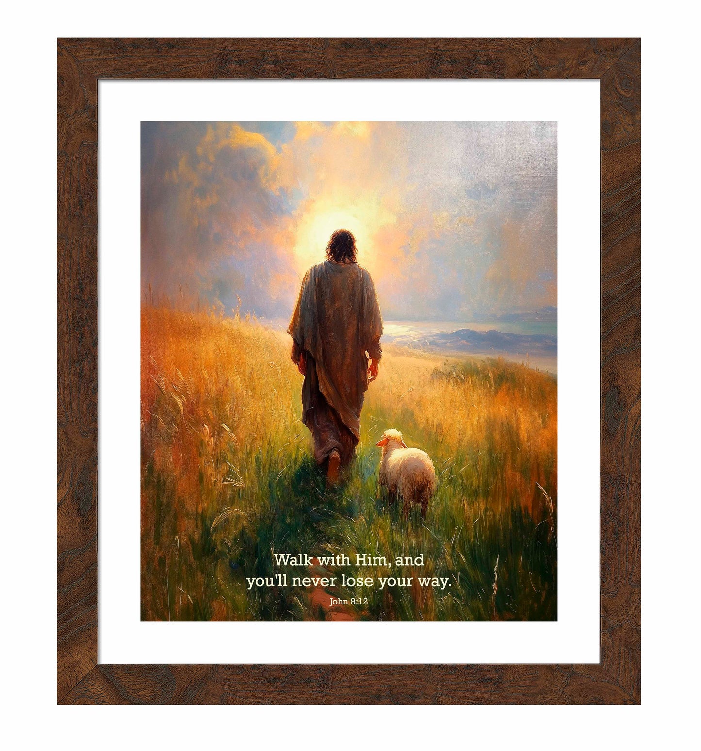 Walk with Him - Art Prints