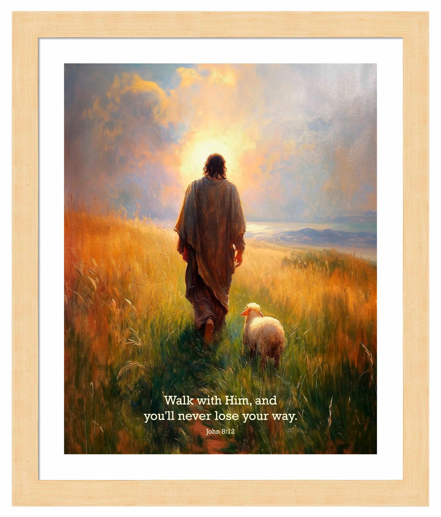 Walk with Him - Art Prints