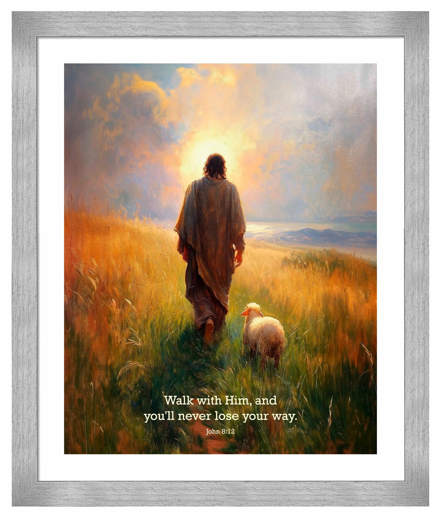 Walk with Him - Art Prints