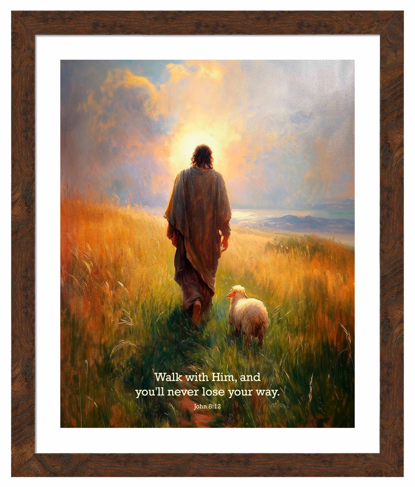 Walk with Him - Art Prints