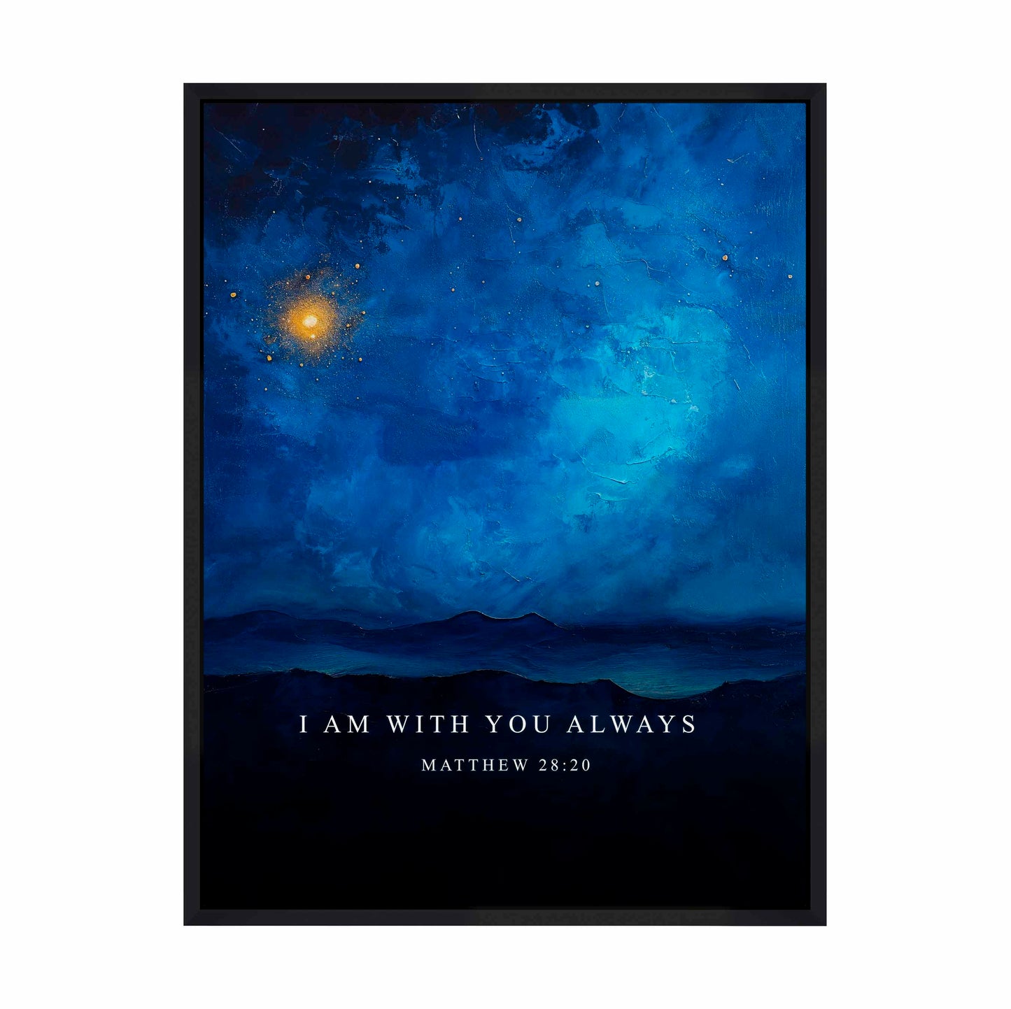 Matthew 28:20 - Gallery Wrapped Canvas