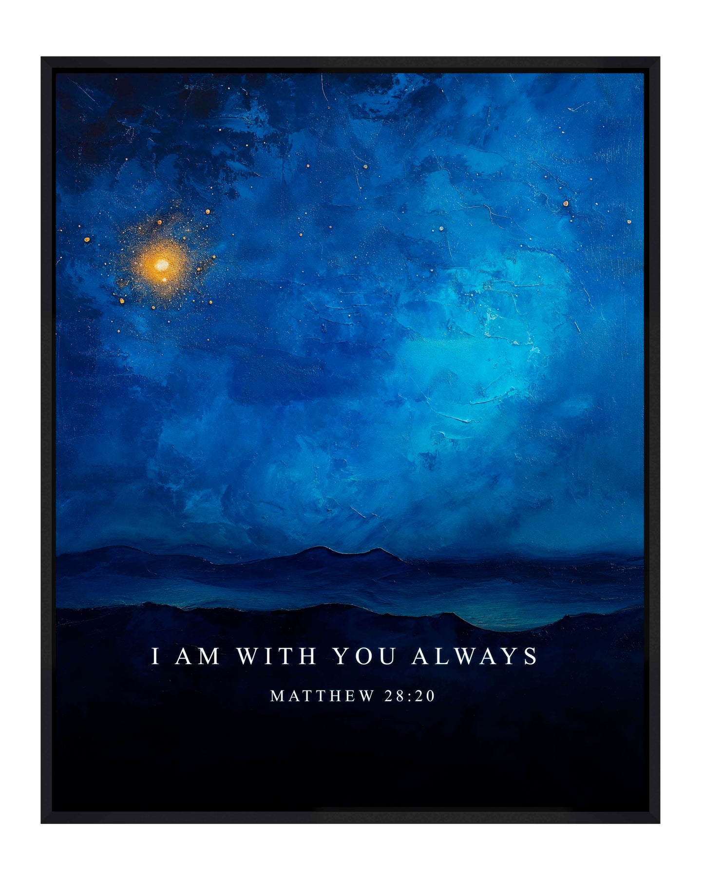 Matthew 28:20 - Gallery Wrapped Canvas