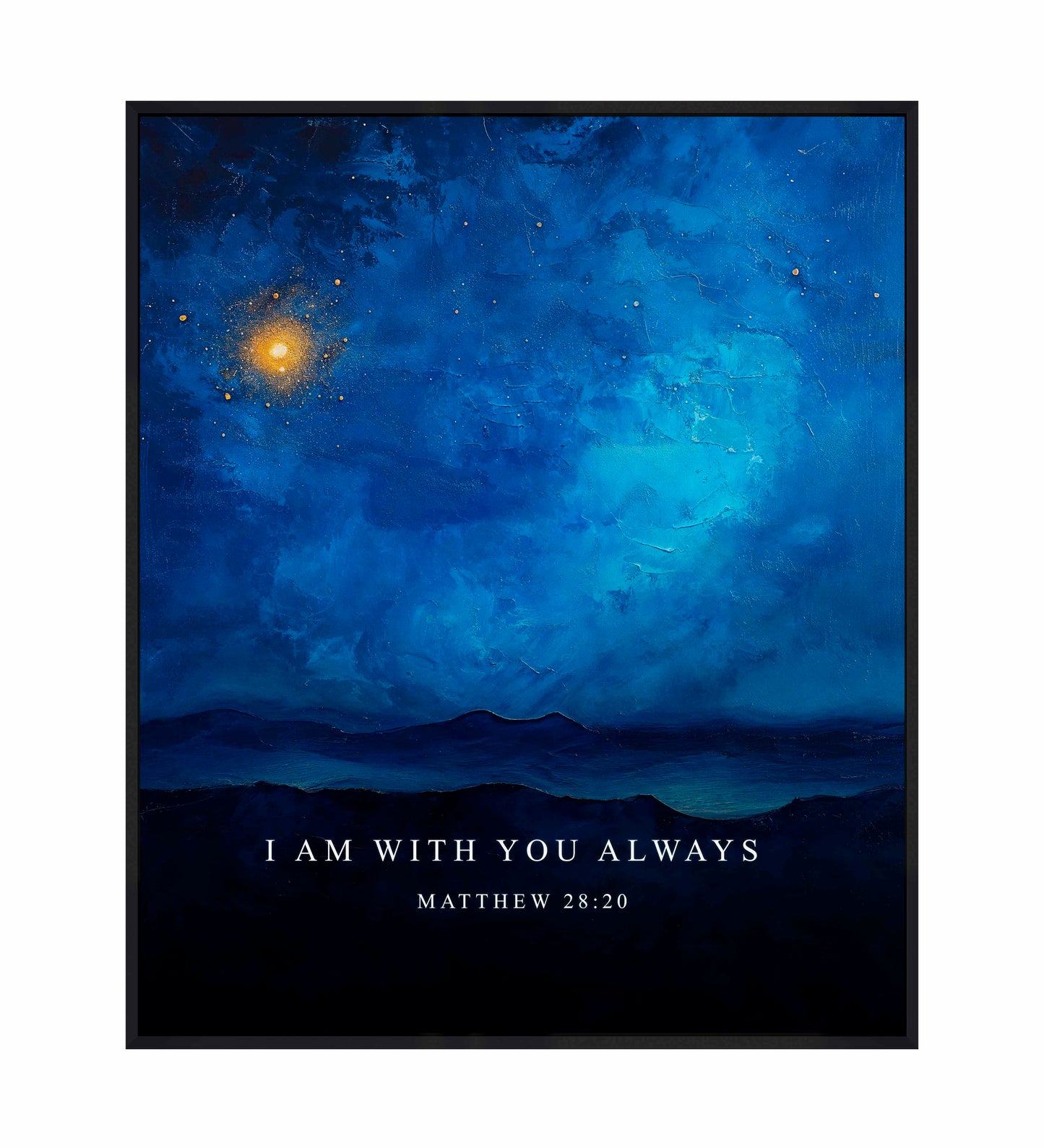 Matthew 28:20 - Gallery Wrapped Canvas