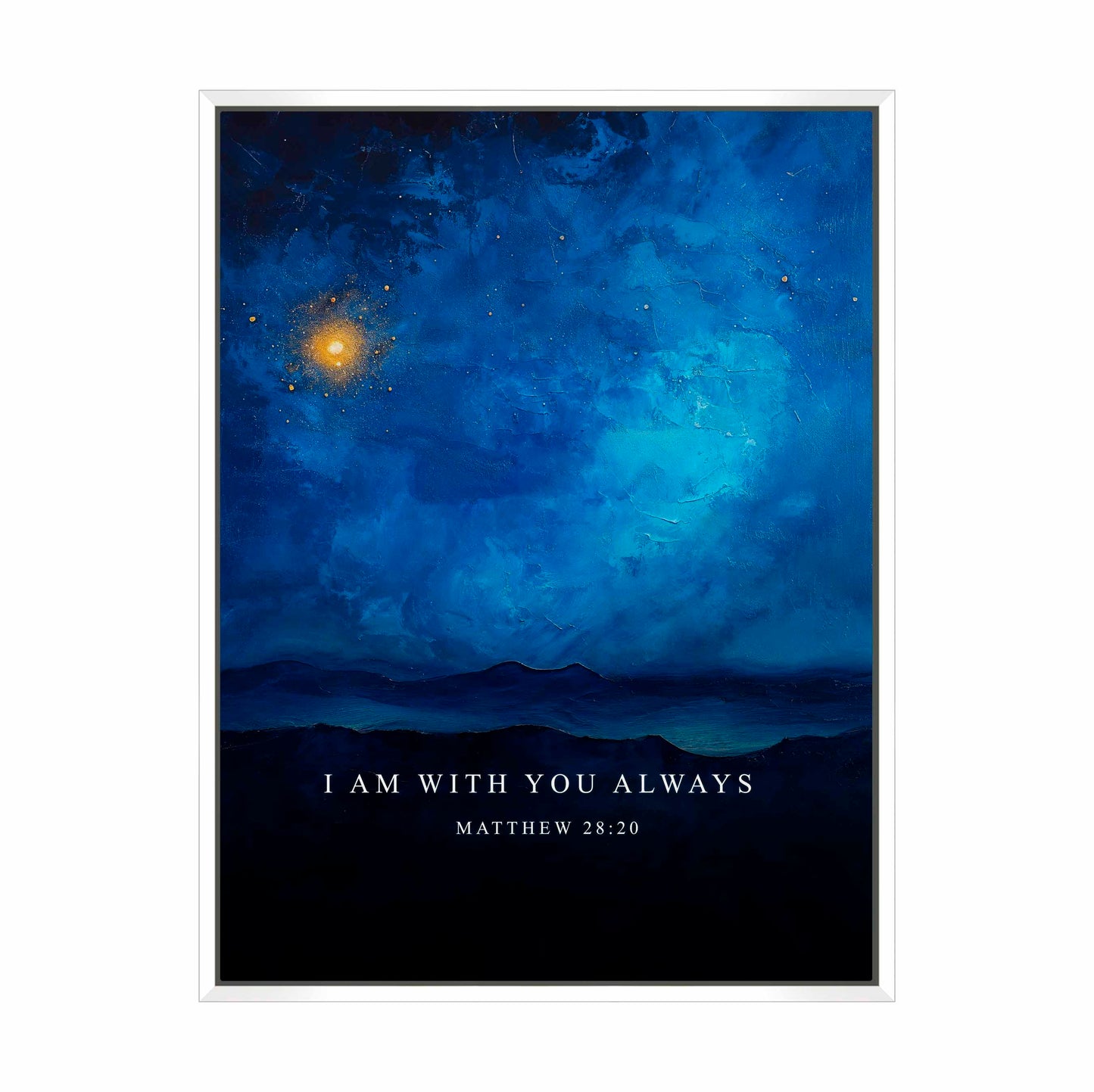 Matthew 28:20 - Gallery Wrapped Canvas