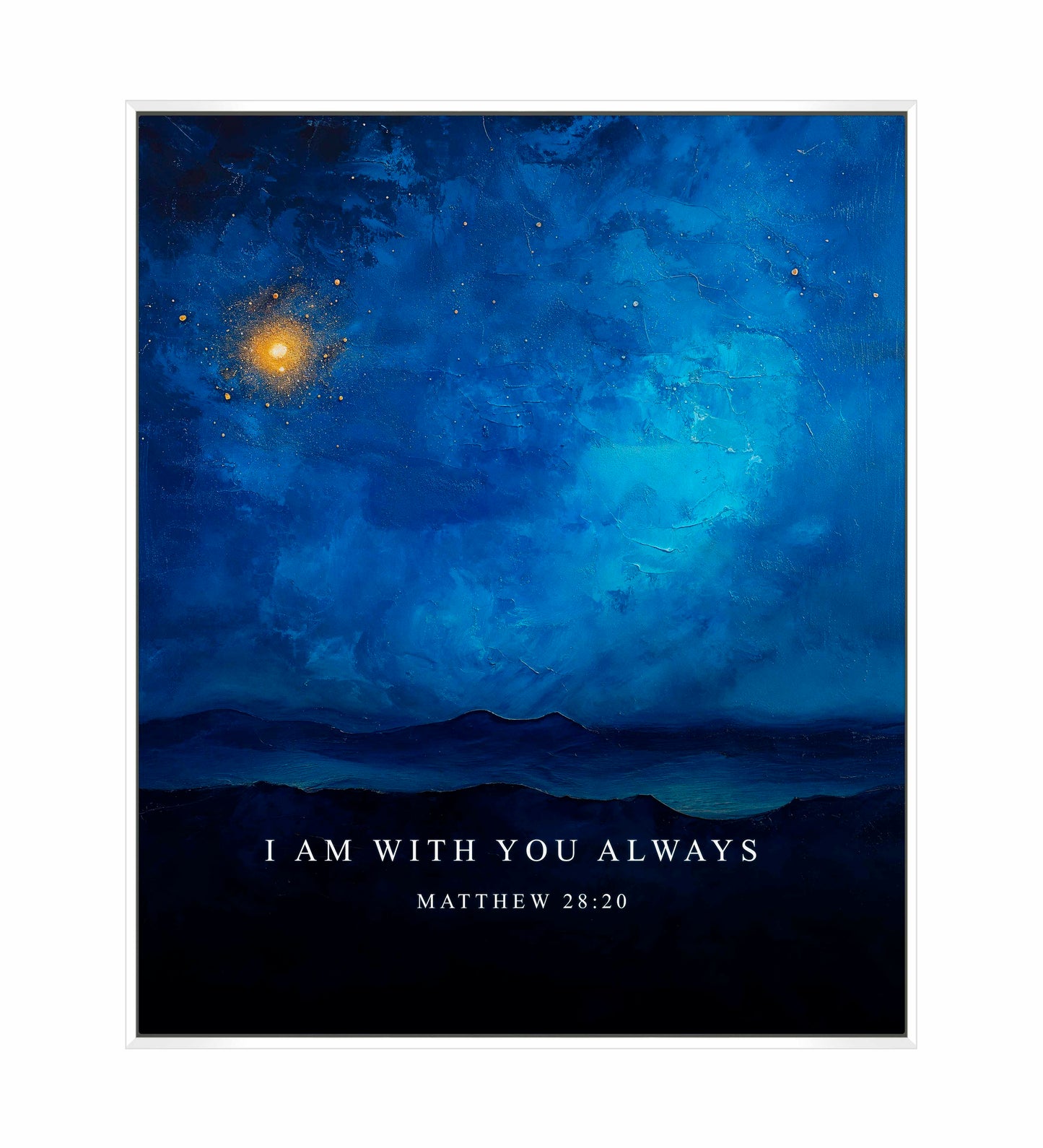 Matthew 28:20 - Gallery Wrapped Canvas