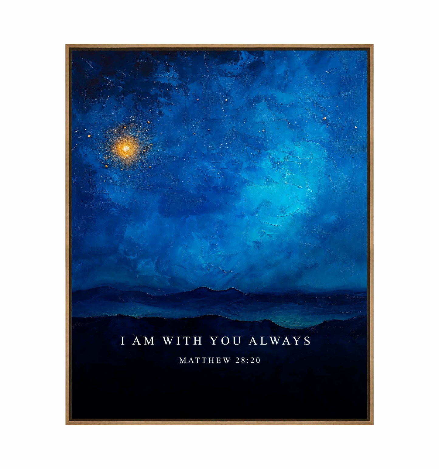 Matthew 28:20 - Gallery Wrapped Canvas